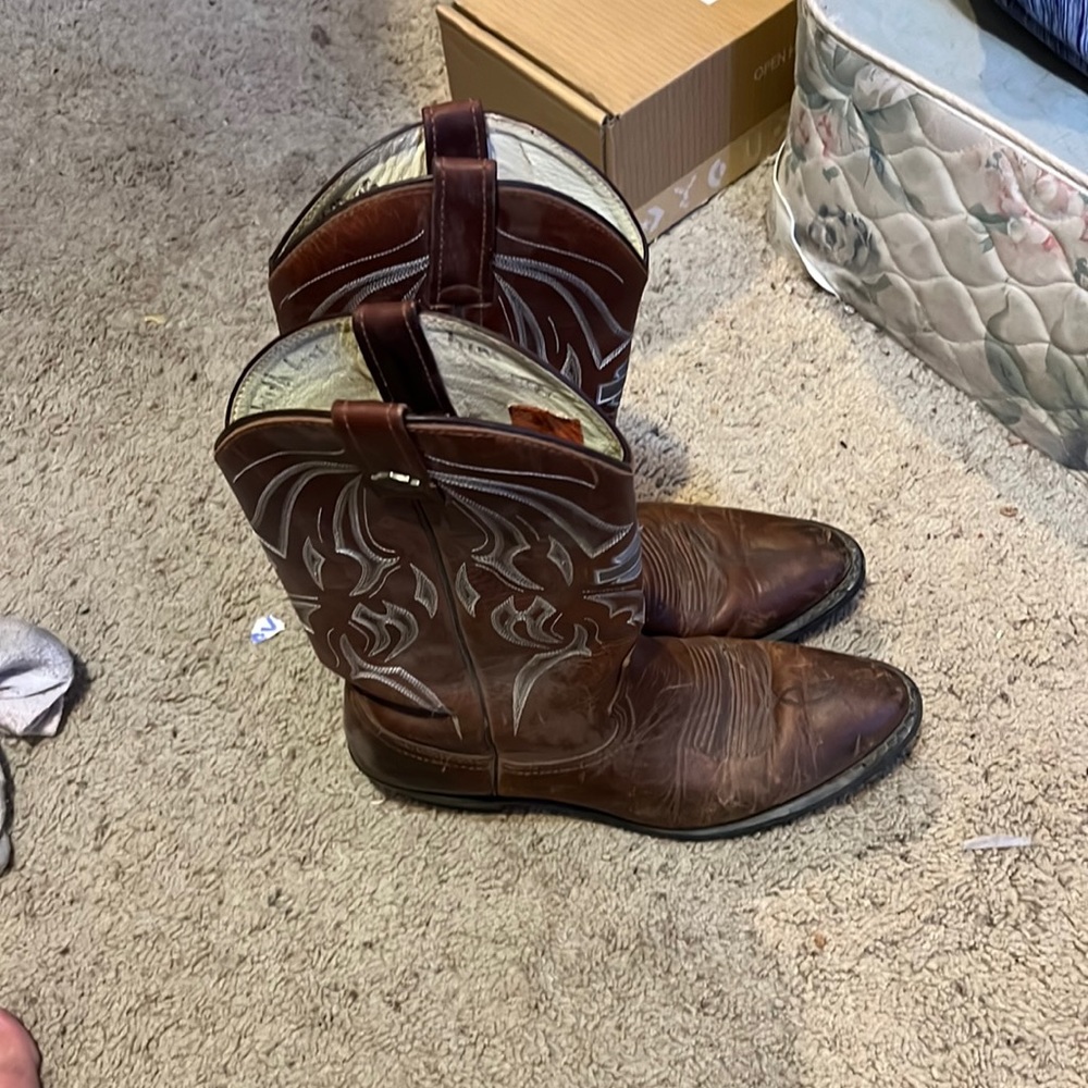 Brown Harley Davidson boots 10.5